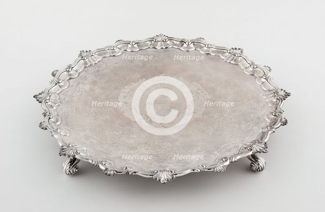 Tray, London, 1755/56. Creator: William Preston.