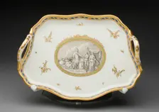 Tray (part of a Coffee Service), Vienna, c. 1770. Creator: Vienna State Porcelain Manufactory