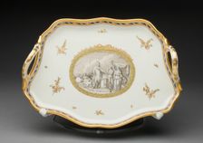 Tray (part of a Coffee Service), Vienna, c. 1770. Creator: Vienna State Porcelain Manufactory