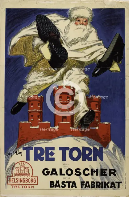 Tre Torn galoscher, 1920s. Creator: D'Ylen, Jean (1886-1938).