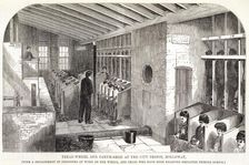 Tread-Wheel and Oakum-Shed at the City Prison, Holloway London, 1862