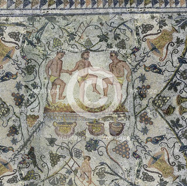 Treading the grapes, 2nd cen. AD.