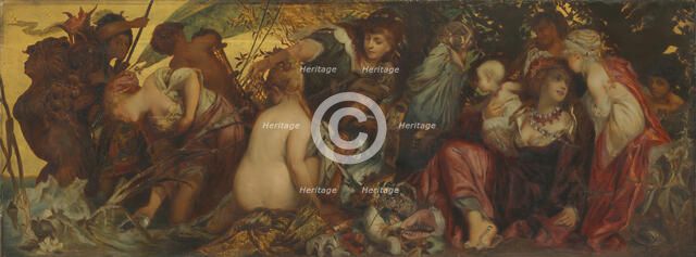 Treasures of the Sea, c. 1870/75. Creator: Hans Makart.