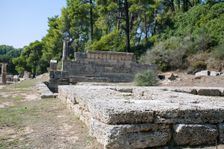 Treasuries in Olympia, Greece. Creator: Samuel Magal