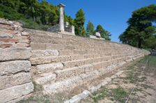 Treasuries in Olympia, Greece. Creator: Samuel Magal