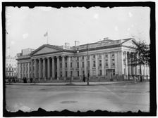 Treasury Building, between 1909 and 1914. Creator: Harris & Ewing