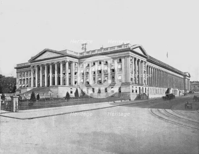 Treasury Building, Washington DC, USA, c1900. Creator: Unknown.