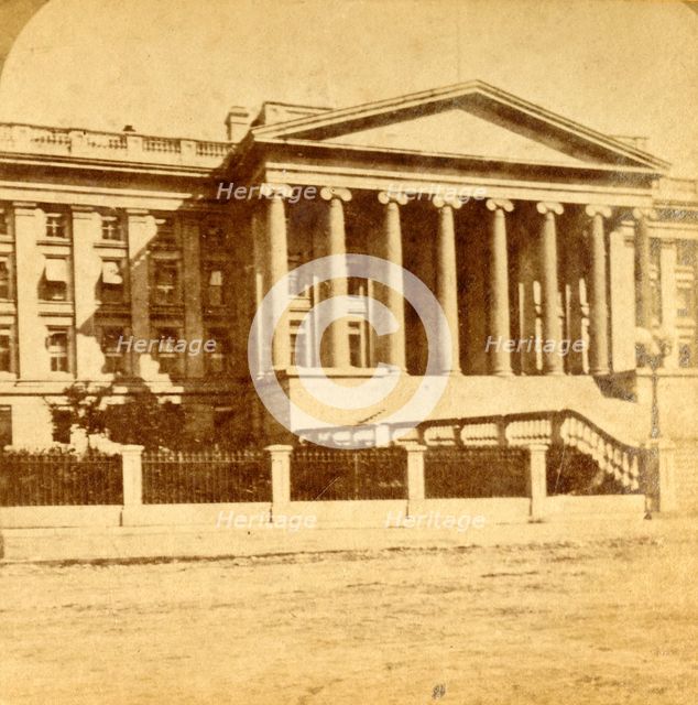 'Treasury Department, Washington, D.C.', c1880s.  Creator: Unknown.