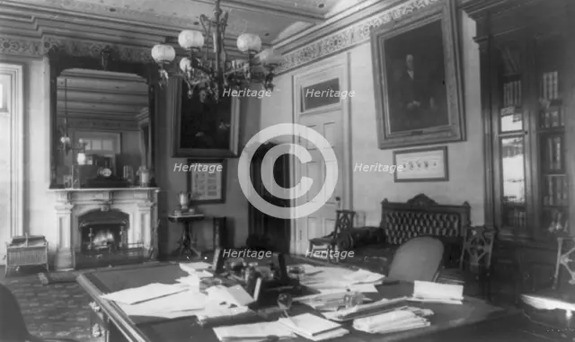 Treasury Department - Secretary of the Treasury Department's office, between 1890 and 1950. Creator: Frances Benjamin Johnston.