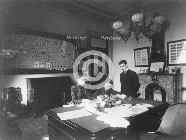 Treasury Dept. employees - Miss Tanner, 1890. Creator: Frances Benjamin Johnston.