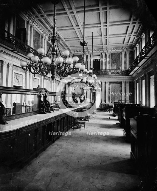 Treasury Dept. in Lincoln's time...Washington D.C., between 1860 and 1880. Creator: Unknown.