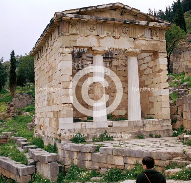 Treasury of the Athenians in Delphi, 5th century BC. Artist: Unknown