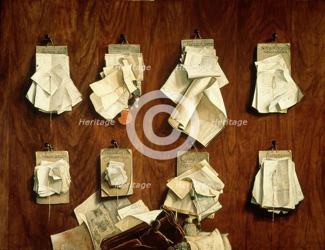 Treasury Papers and Documents, 1656. Artist: Brisé, Cornelis (ca 1622-ca 1670)