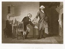 Treason of Arnold, pub. 1874. Creator: Charles F Blauvelt 1824 - 1900