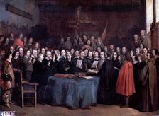 Treaty of Münster (1648), Preliminary of the Peace of Westphalia, which ended the Thirty Years War