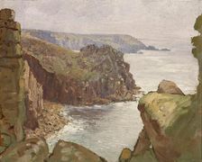 Trebarwith-Strand, Cornwall, 1905. Creator: Anna Richards Brewster