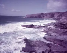 Trebarwith Strand, Cornwall, c1955. Creator: Arthur Charles Kirby Ware