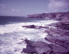 Trebarwith Strand, Cornwall, c1955. Creator: Arthur Charles Kirby Ware