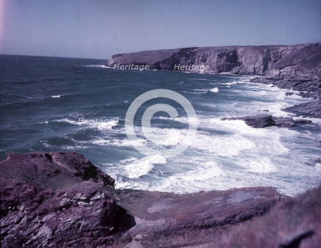Trebarwith Strand, Cornwall, c1955. Creator: Arthur Charles Kirby Ware.