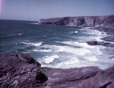 Trebarwith Strand, Cornwall, c1955. Creator: Arthur Charles Kirby Ware