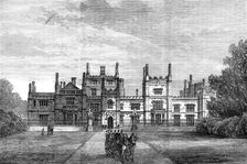 Tregothnan Castle, North Front, 1880. Creator: Unknown