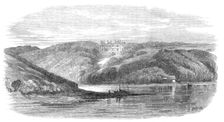 Tregothnan House, Cornwall, the seat of Lord Falmouth, 1865. Creator: E. M. W.