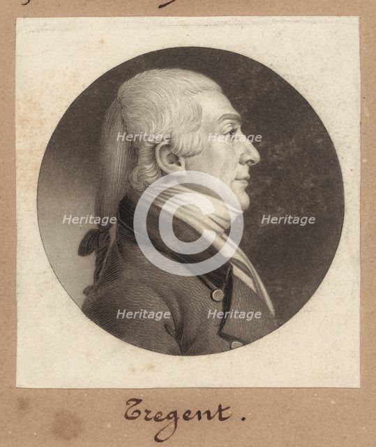 Tregent, 1801. Creator: Charles Balthazar Julien Févret de Saint-Mémin.