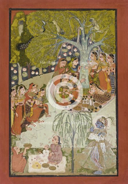 Tree Worship, between c1730 and c1750. Creator: Unknown.