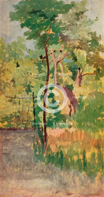'Tree and Woodpath', c19th century. Artist: Giovanni Fattori.