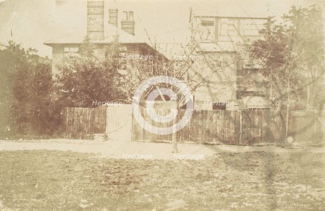 Tree in Yard, 1850s. Creator: Attributed to Samuel Buckle (.