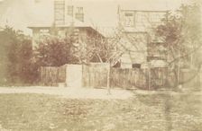Tree in Yard, 1850s. Creator: Attributed to Samuel Buckle (