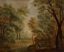 Tree landscape, c1764. Creator: Johann Evangelist Dorfmeister