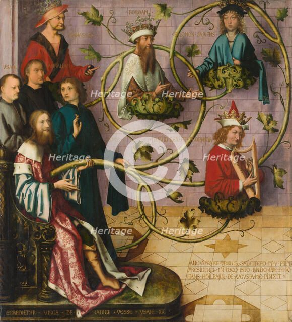 Tree of Jesse, 1501. Creators: Hans Holbein the Elder, Jesus Christ.