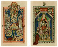 Tree of Jesse and Virgin and Child enthroned, c1130-1140