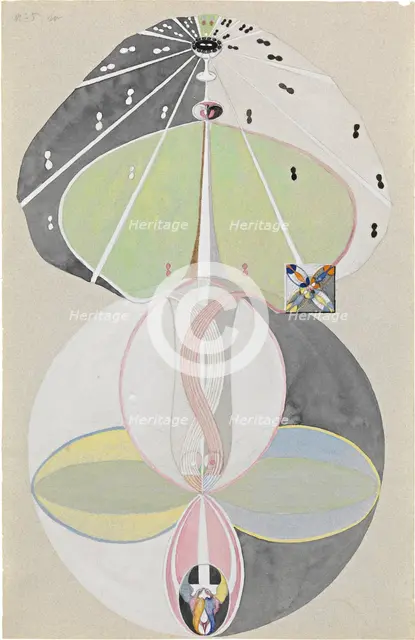 Tree of Knowledge, No. 5 , 1915. Creator: Hilma af Klint (1862-1944).