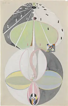 Tree of Knowledge, No. 5 , 1915. Creator: Hilma af Klint (1862-1944)