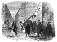 Tree of Liberty, cut down in Paris, 1850. Creator: Unknown