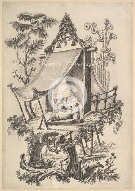 Treehouse, 1773. Creator: Jean Jacques Avril.