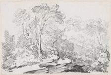 Trees, 1744/1750. Creator: Joseph-Marie Vien the Elder
