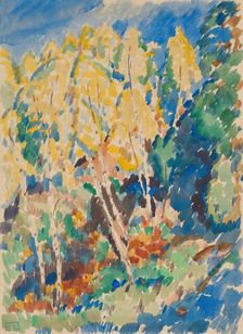 Trees, 1907. Creator: Karel Bohacek