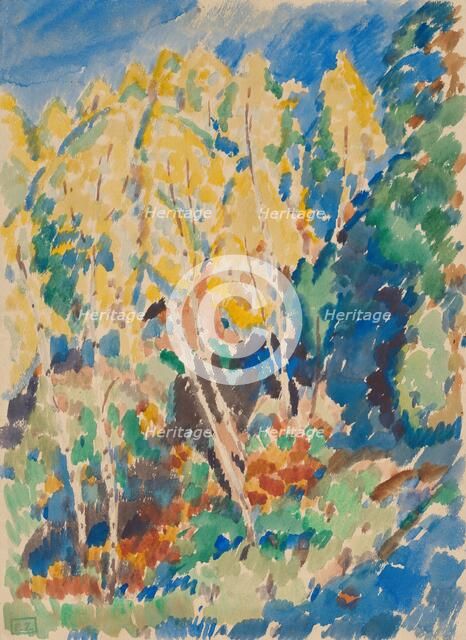 Trees, 1907. Creator: Karel Bohacek.