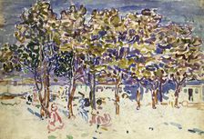 Trees, 1918. Creator: Maurice Brazil Prendergast
