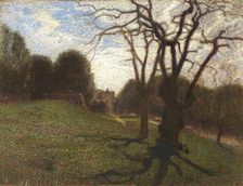 Trees and clouds at Villa Borghese, 1906