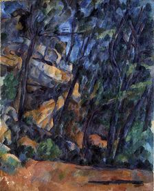 Trees and Rocks in the Park of the Château Noir, ca 1904. Creator: Cézanne, Paul (1839-1906)