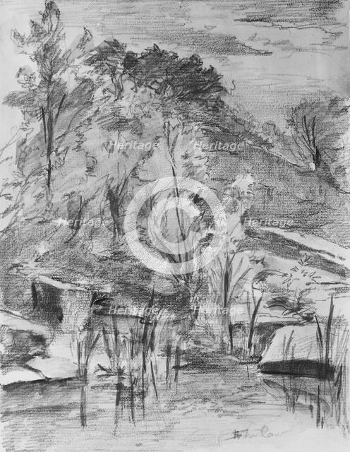 Trees and Stream, . Creator: Walter Shirlaw.