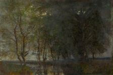 Trees by the Váh, 1870-1900. Creator: Ladislav Mednyanszky
