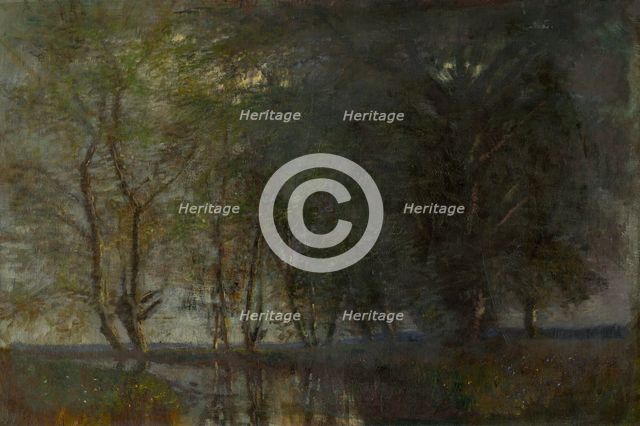 Trees by the Váh, 1870-1900. Creator: Ladislav Mednyanszky.