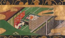 Trees Encoiled in Vines of Ivy (Yadorigi), early 17th century. Creator: Unknown