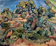 Trees in Cassis 1909. Artist: Othon Friesz