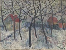 Trees in a Garden, around 1933. Creator: Cyprian Majernik